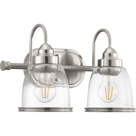 Progress Lighting Saluda Collection Two-Light Bath & Vanity P300179-009
